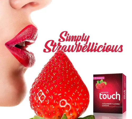 🍓 Touch Strawberry Condoms 💦 | Sweet & Sensational ❤️ (With Private Packing 🔞)