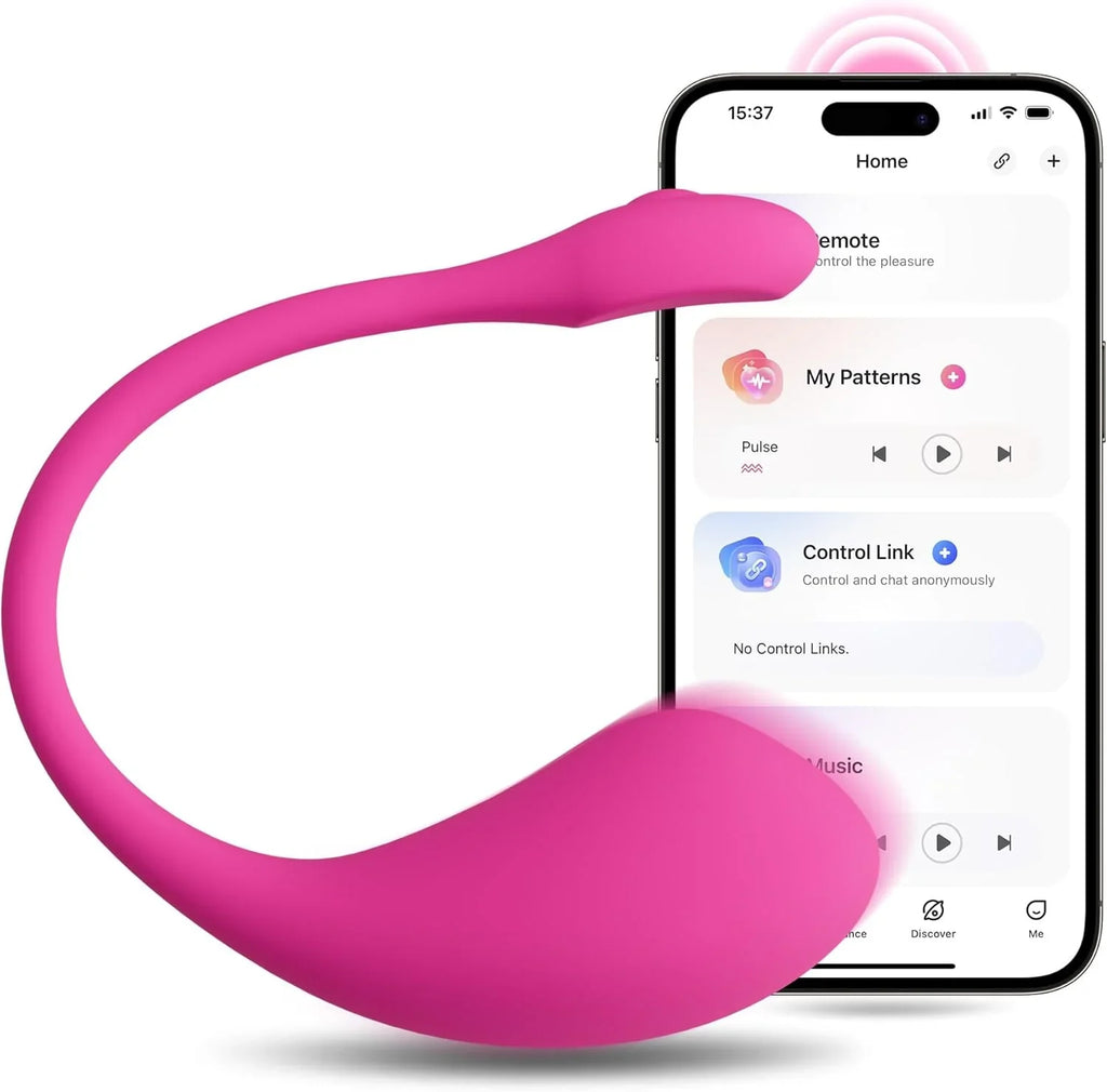 LOVENSE Lush 2 Remote Vibrator with App, Long Distance Remote Controlled G-spot Stimulator Egg Vibrators Bluetooth Adult Sex Toys & Games Powerful.