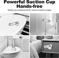 Clear Realistic Dildo Sex Toy for Women - Silicone Suction Cup Dildo for Clitoral, Vaginal & Anal Stimulation | Waterproof, Safe TPE Material | Adult Toys for Women, Couples & Beginners (10.4in)