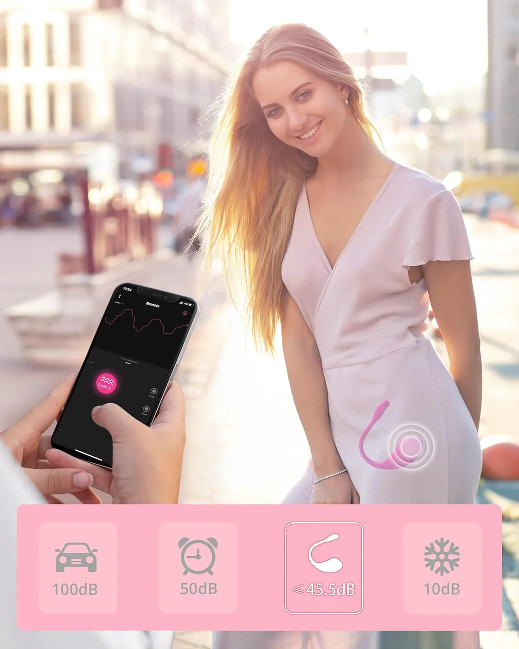 LOVENSE Lush 2 Remote Vibrator with App, Long Distance Remote Controlled G-spot Stimulator Egg Vibrators Bluetooth Adult Sex Toys & Games Powerful.